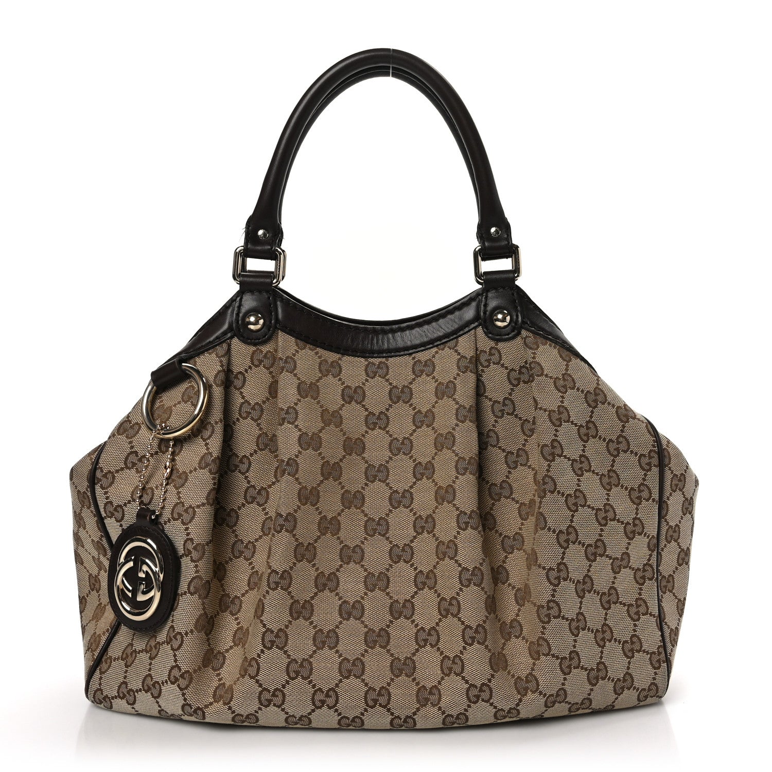 Gucci Monogram Medium Sukey Tote Dark Brown 1 of 10