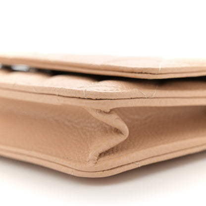 Chanel Caviar Quilted Wallet on Chain WOC Beige 10 of 10