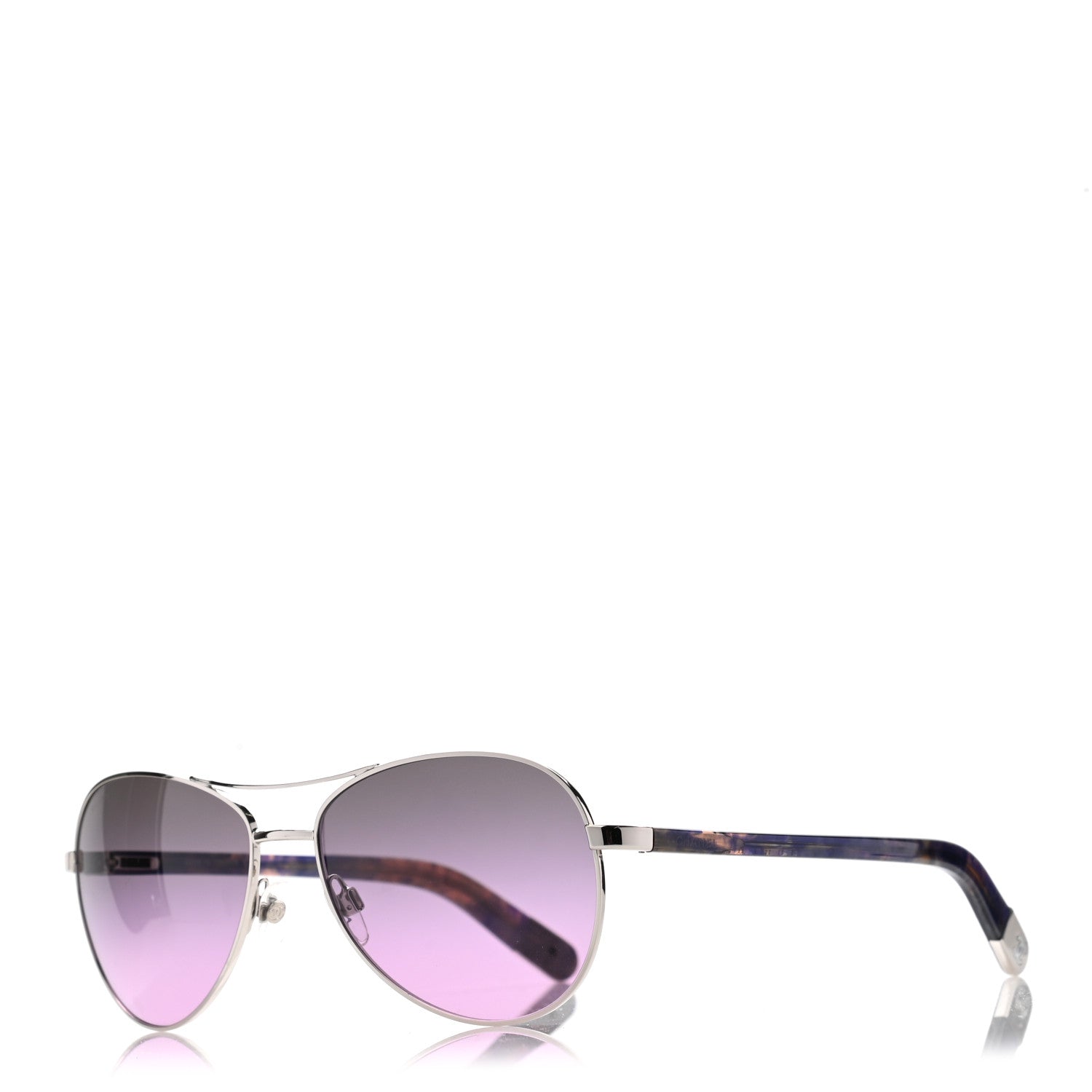 Chanel CC Aviator Sunglasses 4201 Purple 1 of 8