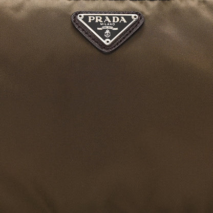 Prada Tessuto Nylon Shoulder Bag Brown 7 of 11