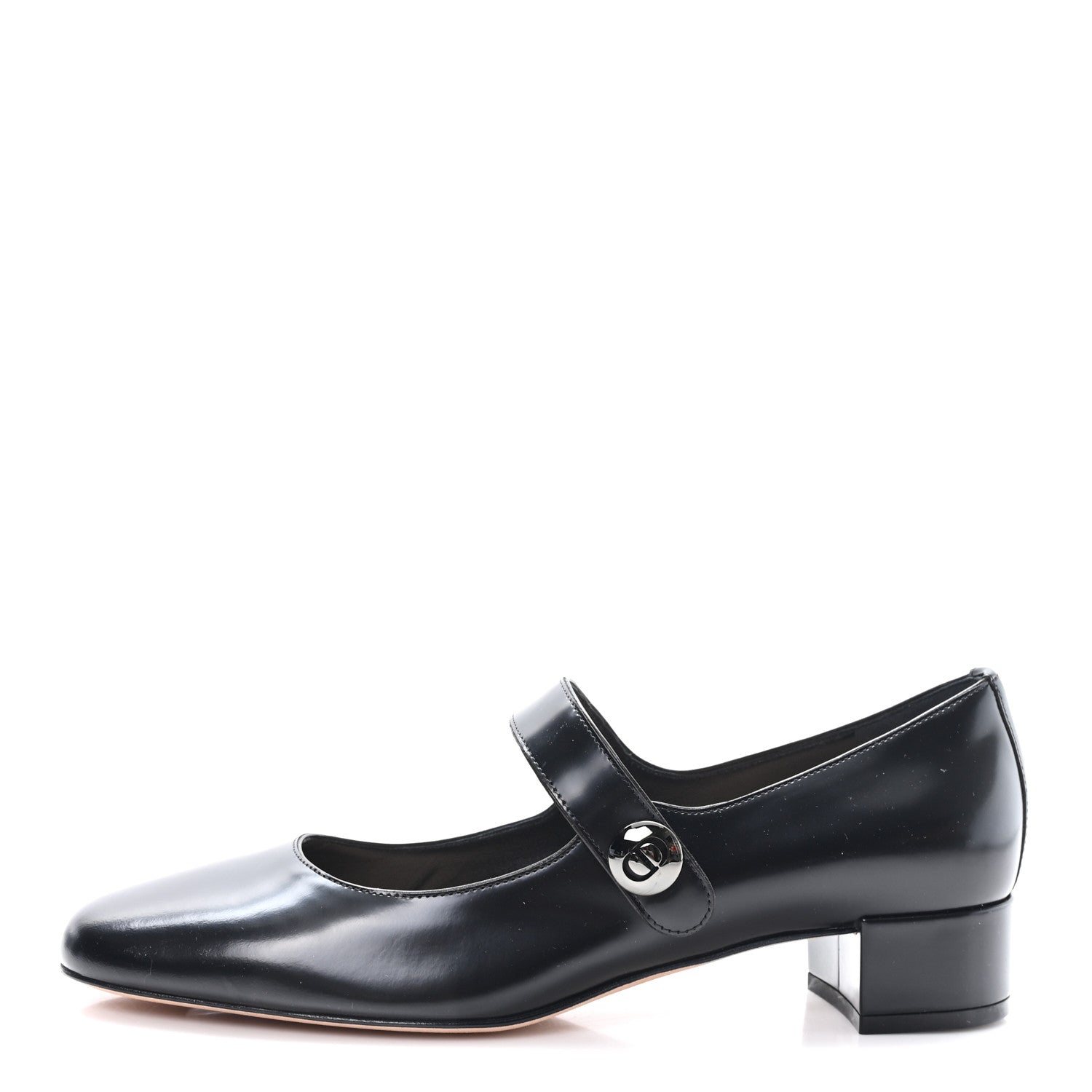 Christian Dior Brushed Calfskin Uniform 30mm Pumps 39 Black 1 of 9