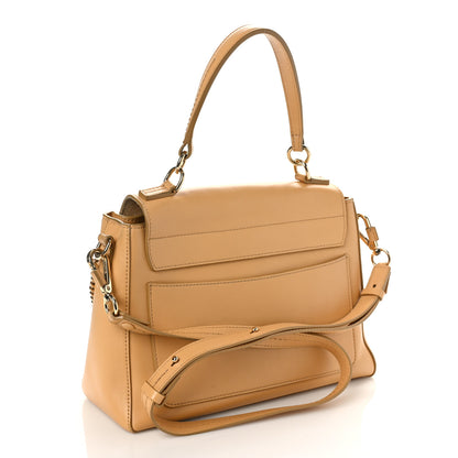 Chloe Smooth Calfskin Quilted Small Faye Day Shoulder Bag Bleached Brown 3 of 10