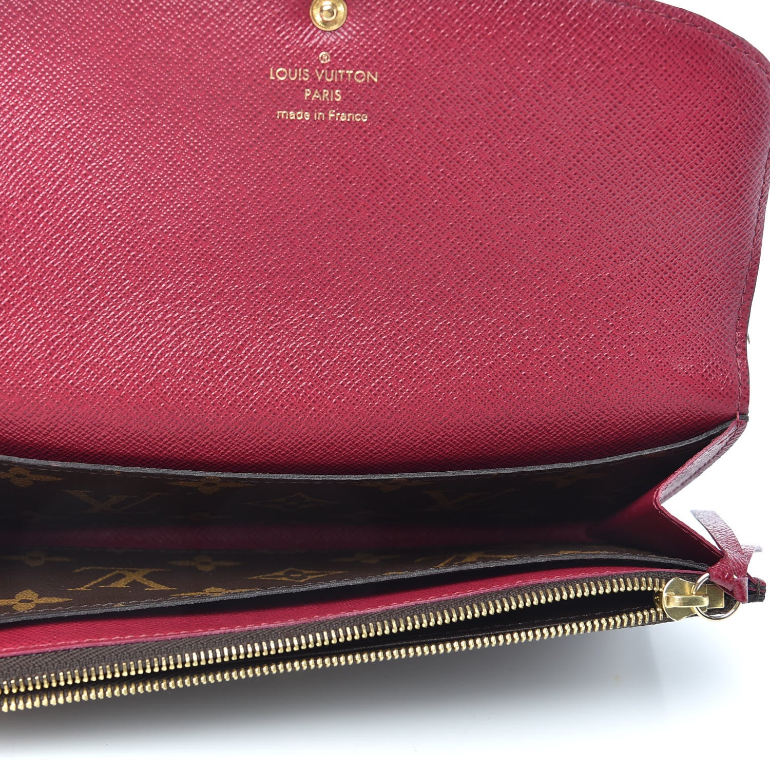 Louis Vuitton Monogram Emilie Wallet Fuchsia 5 of 6