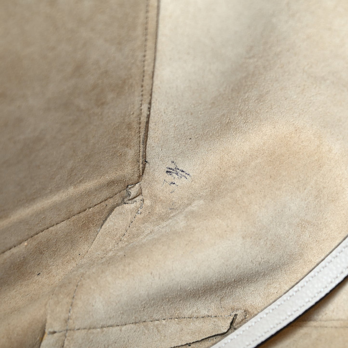 Baby Grained Calfskin Medium Tri-Fold Bag Dune