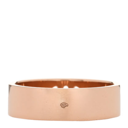 Hermes 18K Rose Gold Diamond PM H D'Ancre Ring 53 6.5 3 of 4