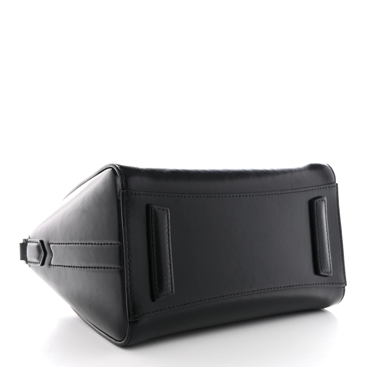 Shiny Lord Calfskin Mini Antigona Black