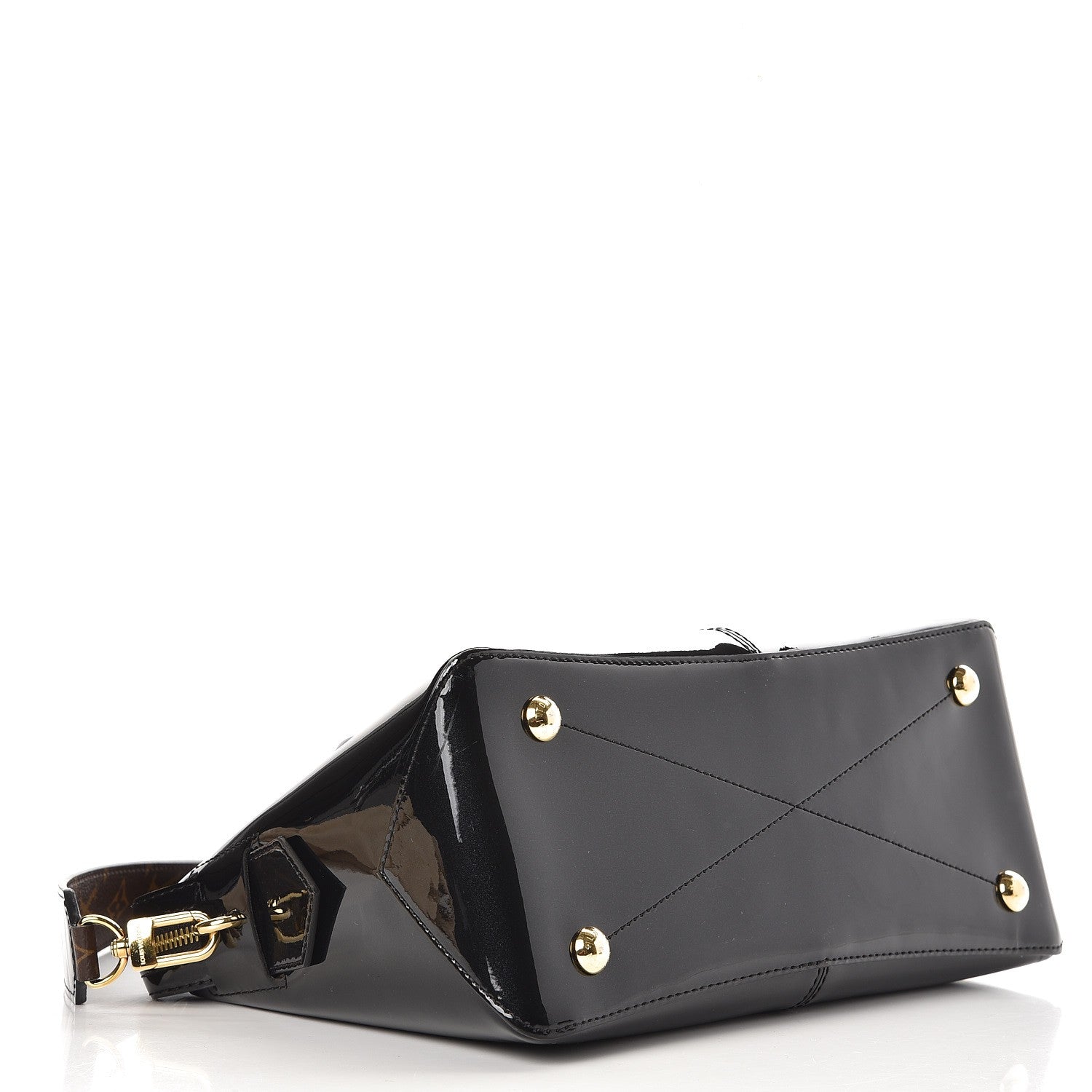 Louis Vuitton Patent Calfskin Miroir Tote Black 4 of 6