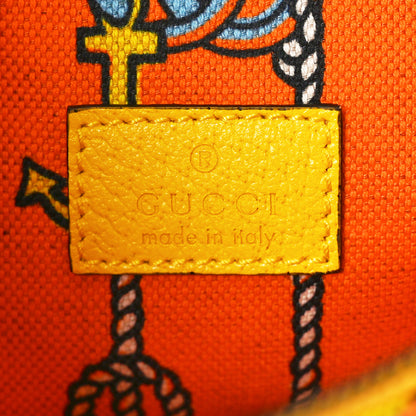 Gucci Raffia Calfskin Miami Large Ophidia Shopping Tote Multicolor 8 of 11