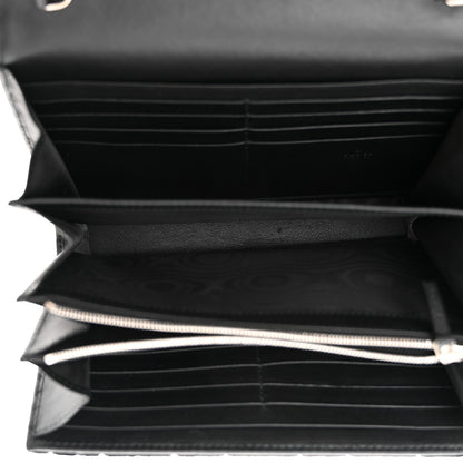 Gucci Velvet GG Monogram Mini Dionysus Chain Wallet Black 5 of 10