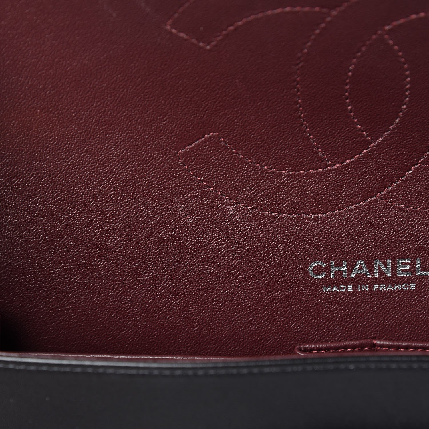 Chanel Lambskin Quilted Jumbo Double Flap Black 9 of 13