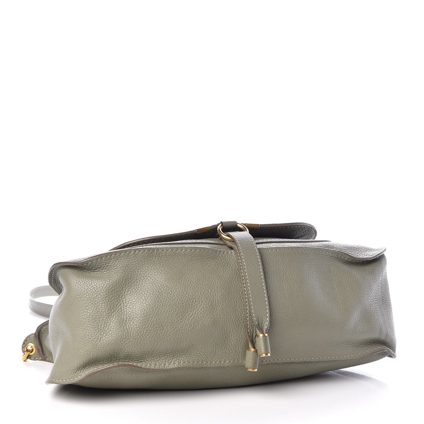 Calfskin Medium Marcie Satchel Baobab Green