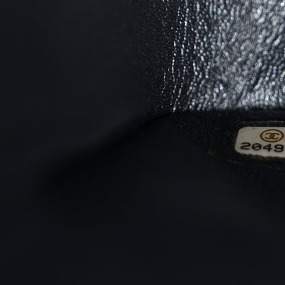 Chanel Pearly Caviar Quilted Jumbo Double Flap Grey 7 of 10