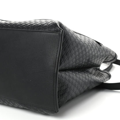 Gucci Soft Microguccissima Large Tote Black 9 of 10