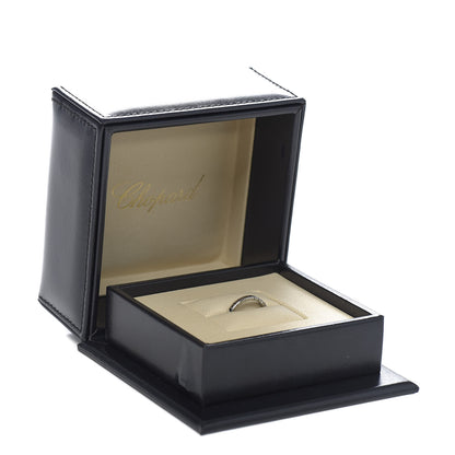 Chopard 18K White Gold Ice Cube Pure Band Ring 53 6.25 5 of 5
