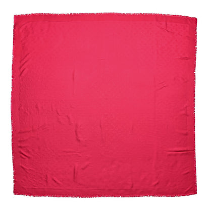 Louis Vuitton Silk Wool Monogram Shawl Fuchsia 1 of 4