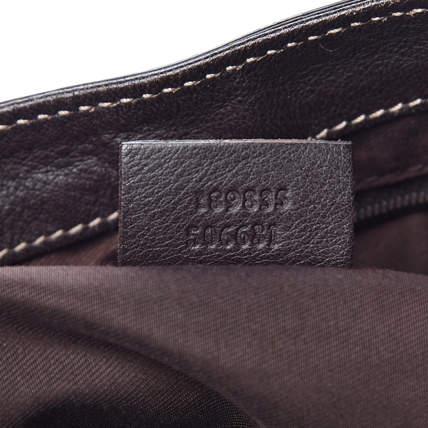 Monogram Large D Ring Hobo Dark Brown