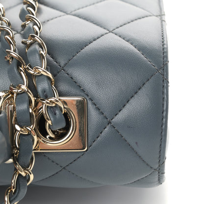 Chanel Lambskin Quilted Medium Trendy CC Flap Dual Handle Bag Dark Grey 8 of 8
