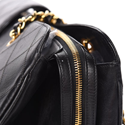 Chanel Calfskin Stitched XL Weekender Black 16 of 25