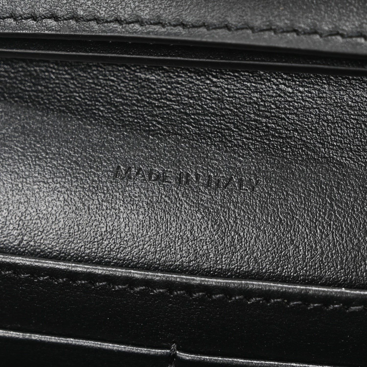 Celine Shiny Calfskin Triomphe Margo Wallet on Chain Black 7 of 10