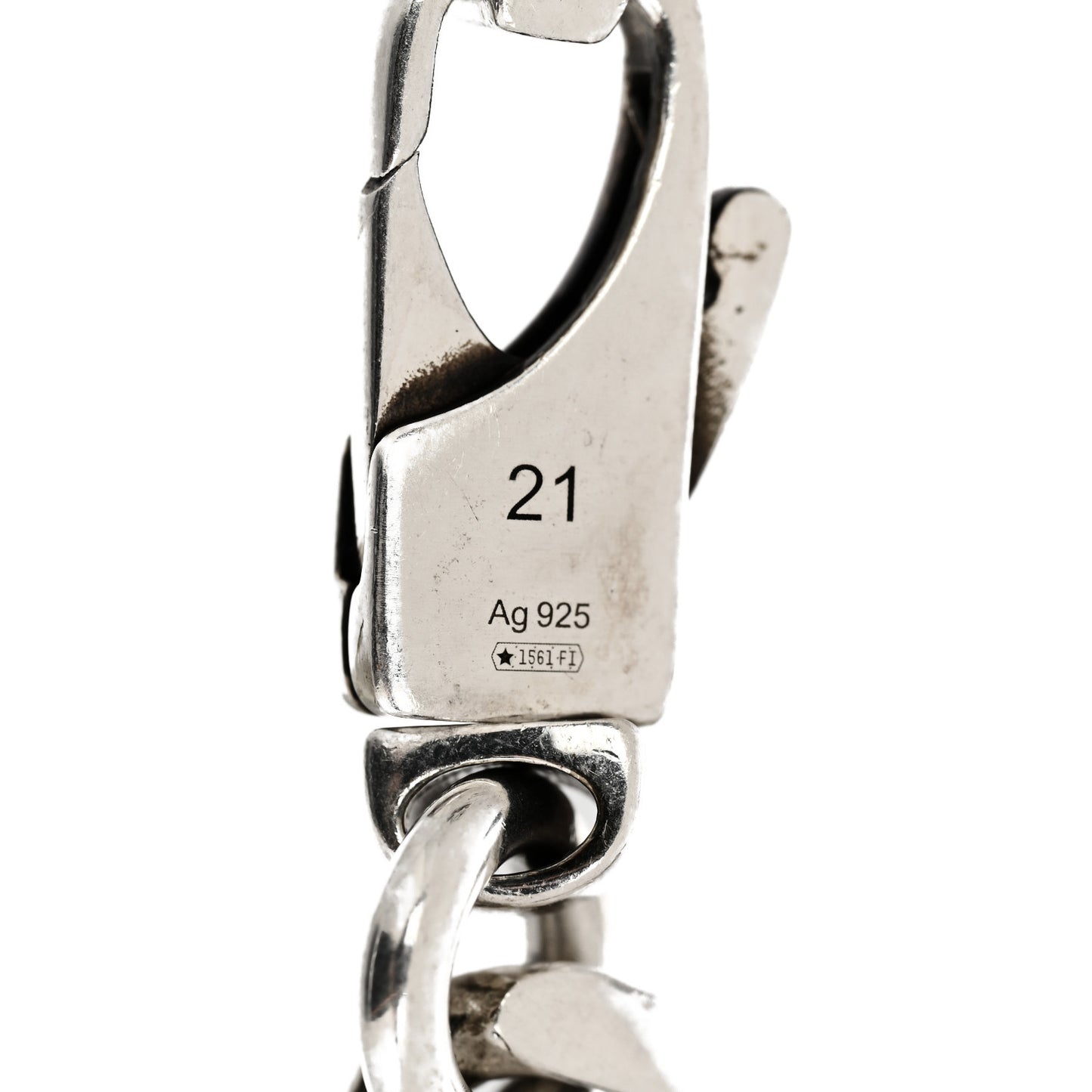 Sterling Silver GG Bee ID Chain Bracelet