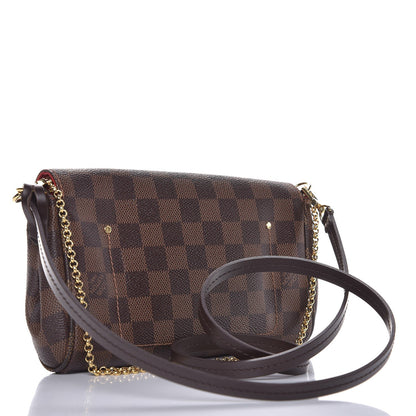 Louis Vuitton Damier Ebene Favorite PM 3 of 9