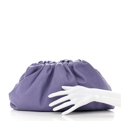 Bottega Veneta Smooth Butter Calf The Pouch Oversized Clutch Purple 2 of 10