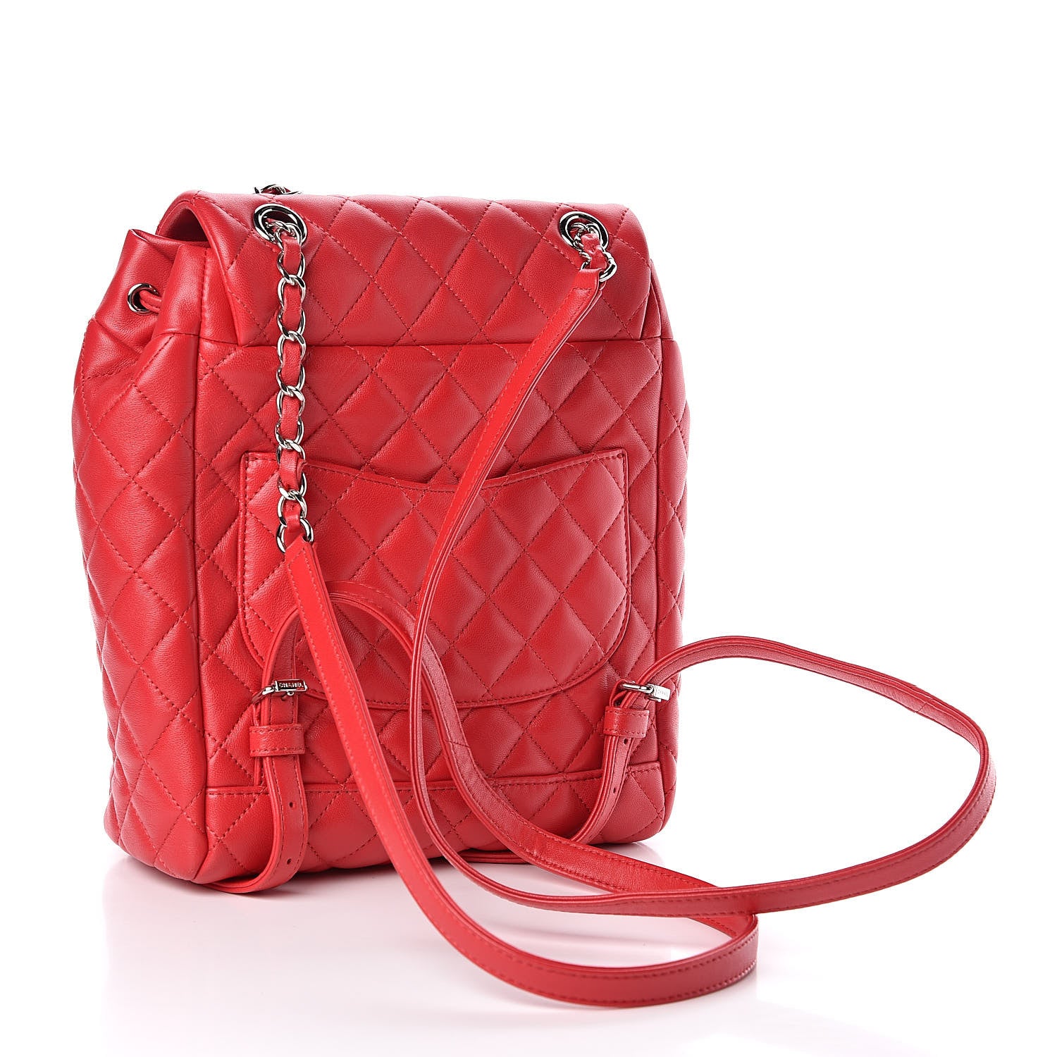 Chanel Lambskin Quilted Small Urban Spirit Backpack Dark Pink 3 of 11