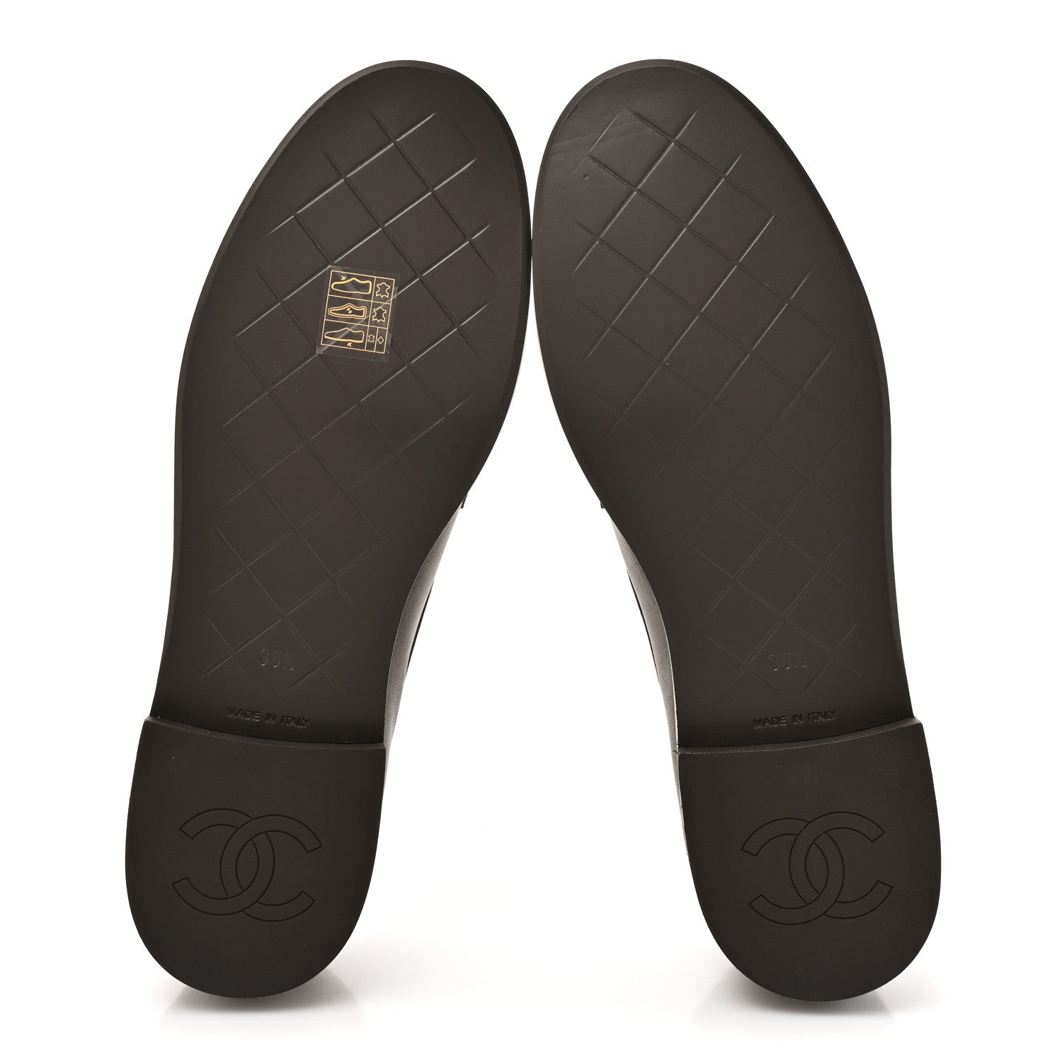 Chanel Lambskin Quilted CC Turnlock Loafers 38.5 Brown 5 of 9