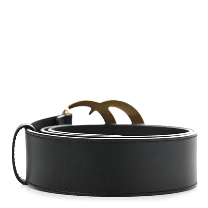 Gucci Calfskin Double G 40mm Belt 75 30 Black 2 of 5