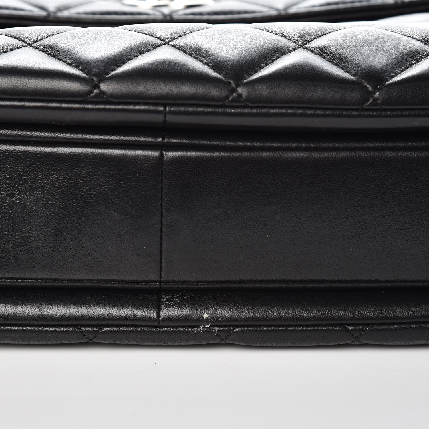 Chanel Lambskin Quilted Large Trendy CC Dual Handle Flap Bag Black 9 of 13