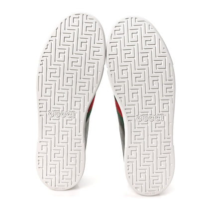 Gucci GG Supreme Monogram Web Mens New Ace Sneakers 9 Green 6 of 10
