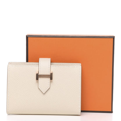 Hermes Epsom Bearn Card Holder Wallet Craie 8 of 8