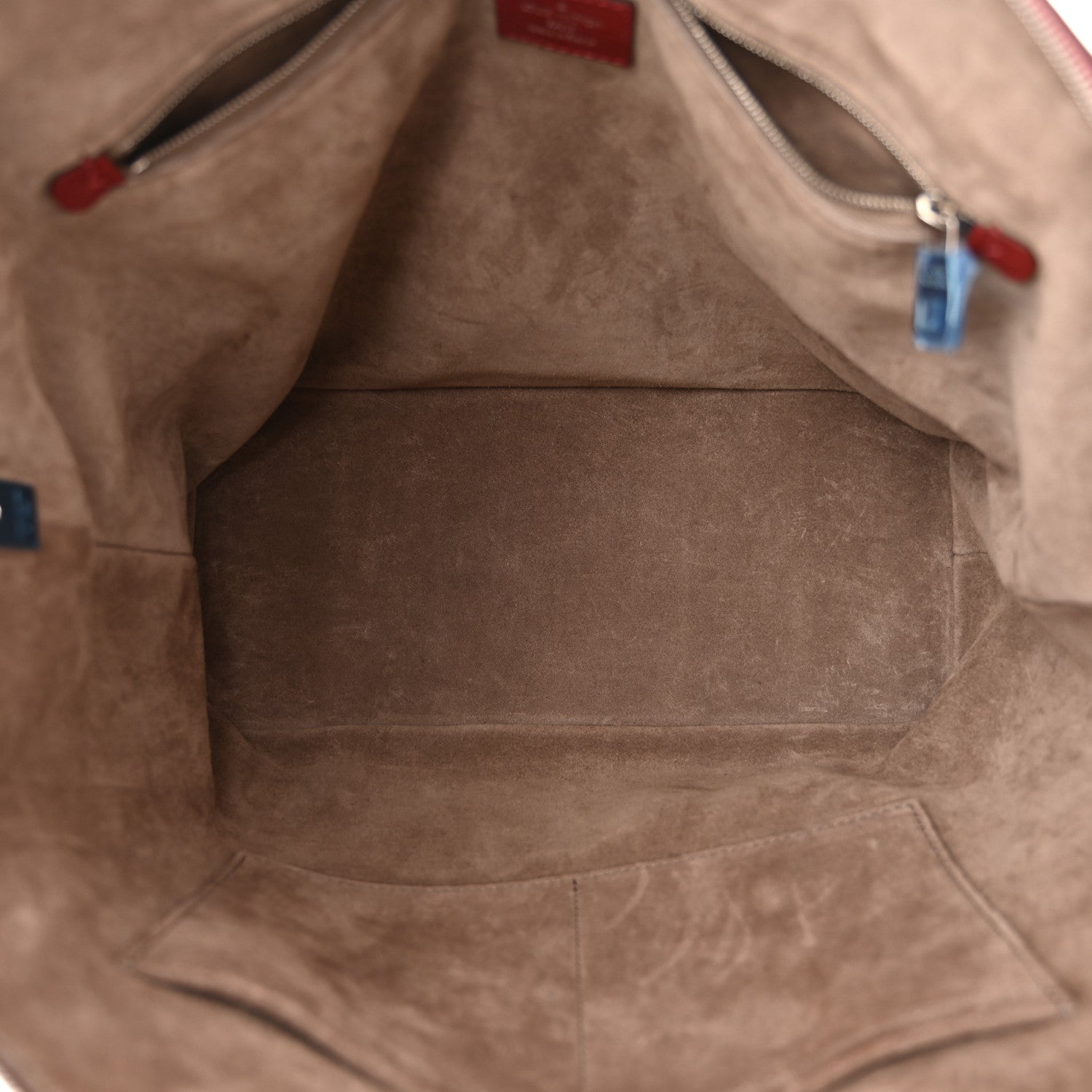 Louis Vuitton Veau Cachemire Soft Lockit MM Griotte 5 of 13