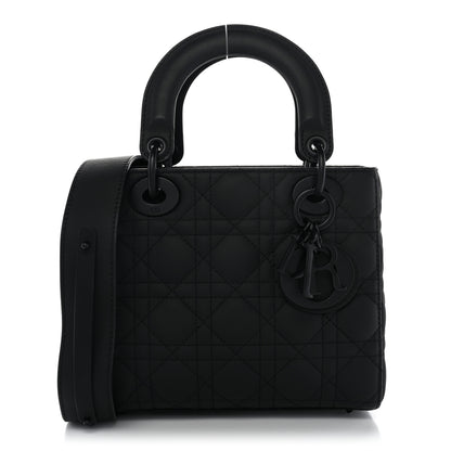Christian Dior Ultra Matte Calfskin Cannage Small My ABCDior Lady Dior  Black 1 of 10