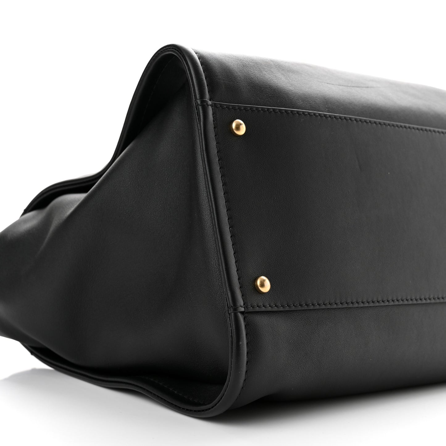 Calfskin Medium Deauville Tote Black Multicolor