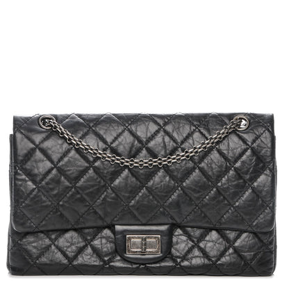 Chanel Aged Calfskin Quilted 2.55 Reissue 227 Flap Black 1 of 7