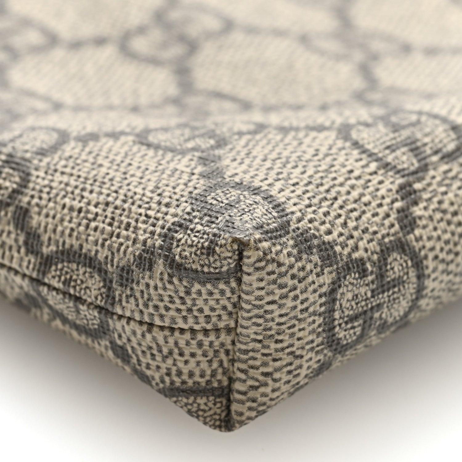 Gucci GG Supreme Monogram Mini Chain Bag Beige Black 5 of 10