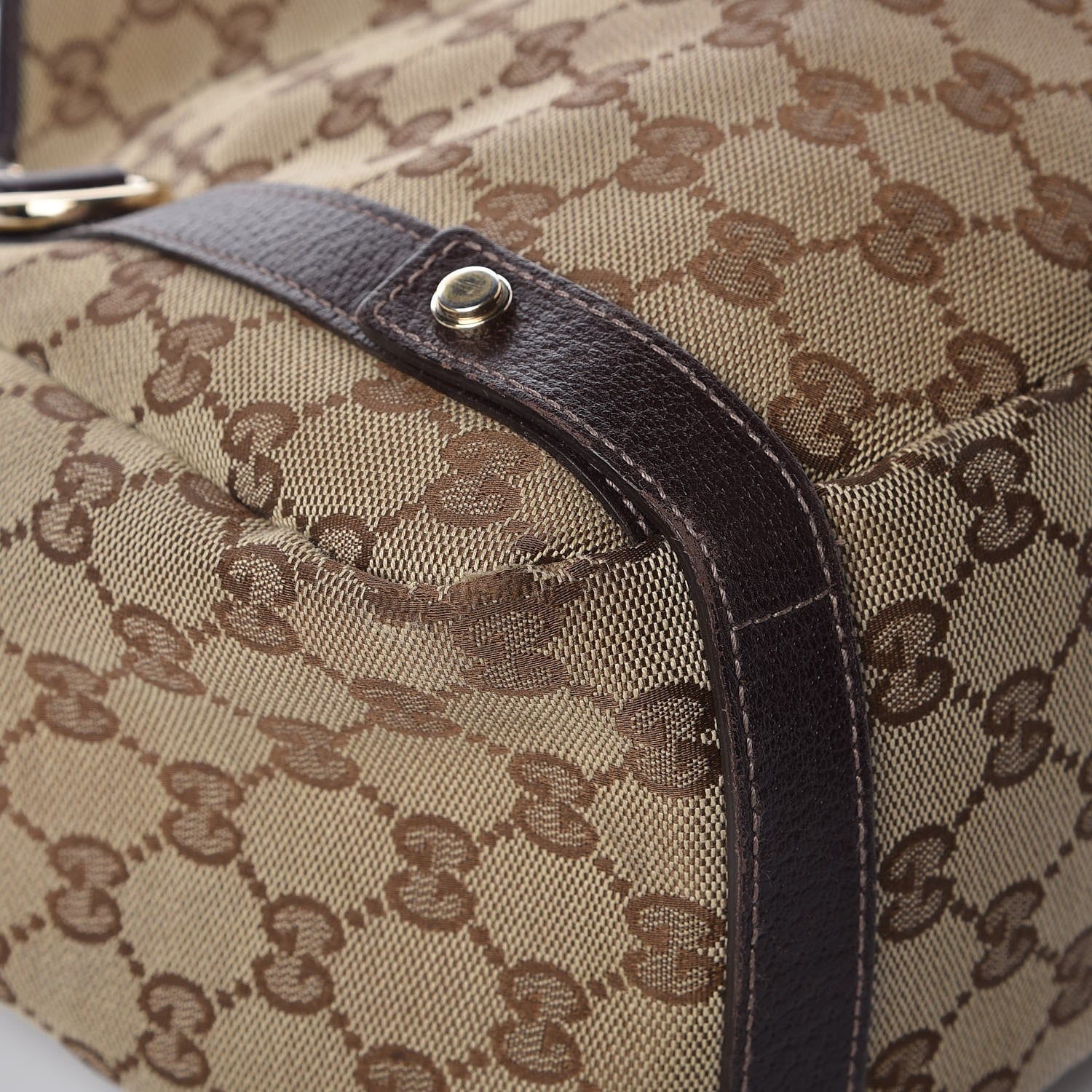 Gucci Monogram Medium Abbey Shoulder Bag Dark Brown 8 of 11