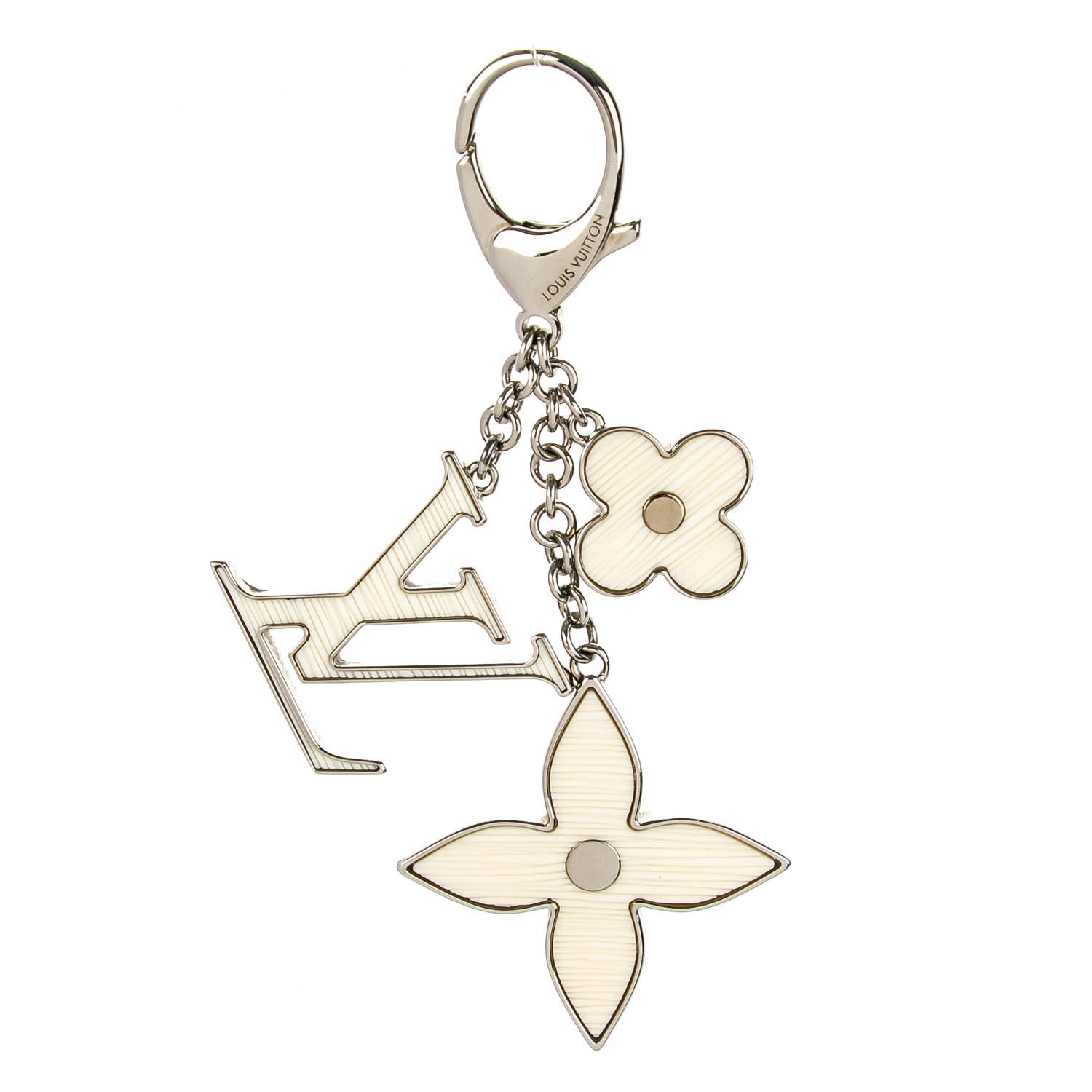 Louis Vuitton Fleur d'Epi Bag Charm Ivory 1 of 4