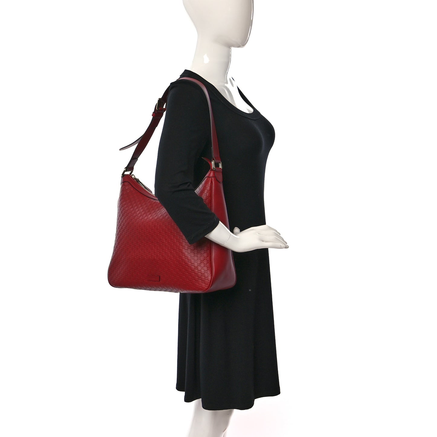 Microguccissima Shoulder Bag Red