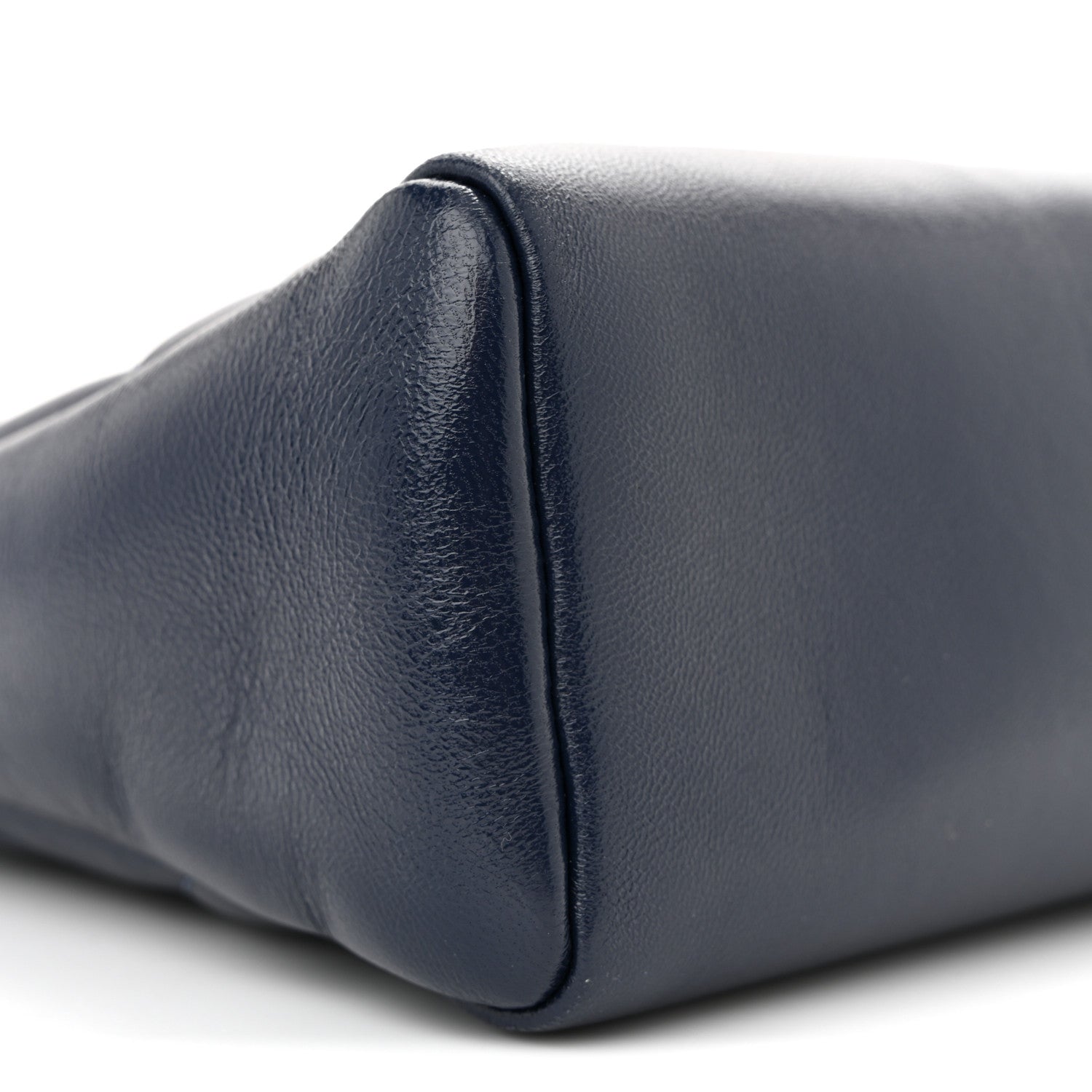 Chanel Shiny Lambskin Quilted Small 31 Shopping Bag Blue 9 of 12
