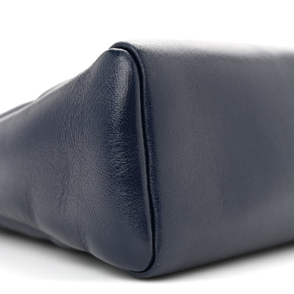 Chanel Shiny Lambskin Quilted Small 31 Shopping Bag Blue 9 of 12