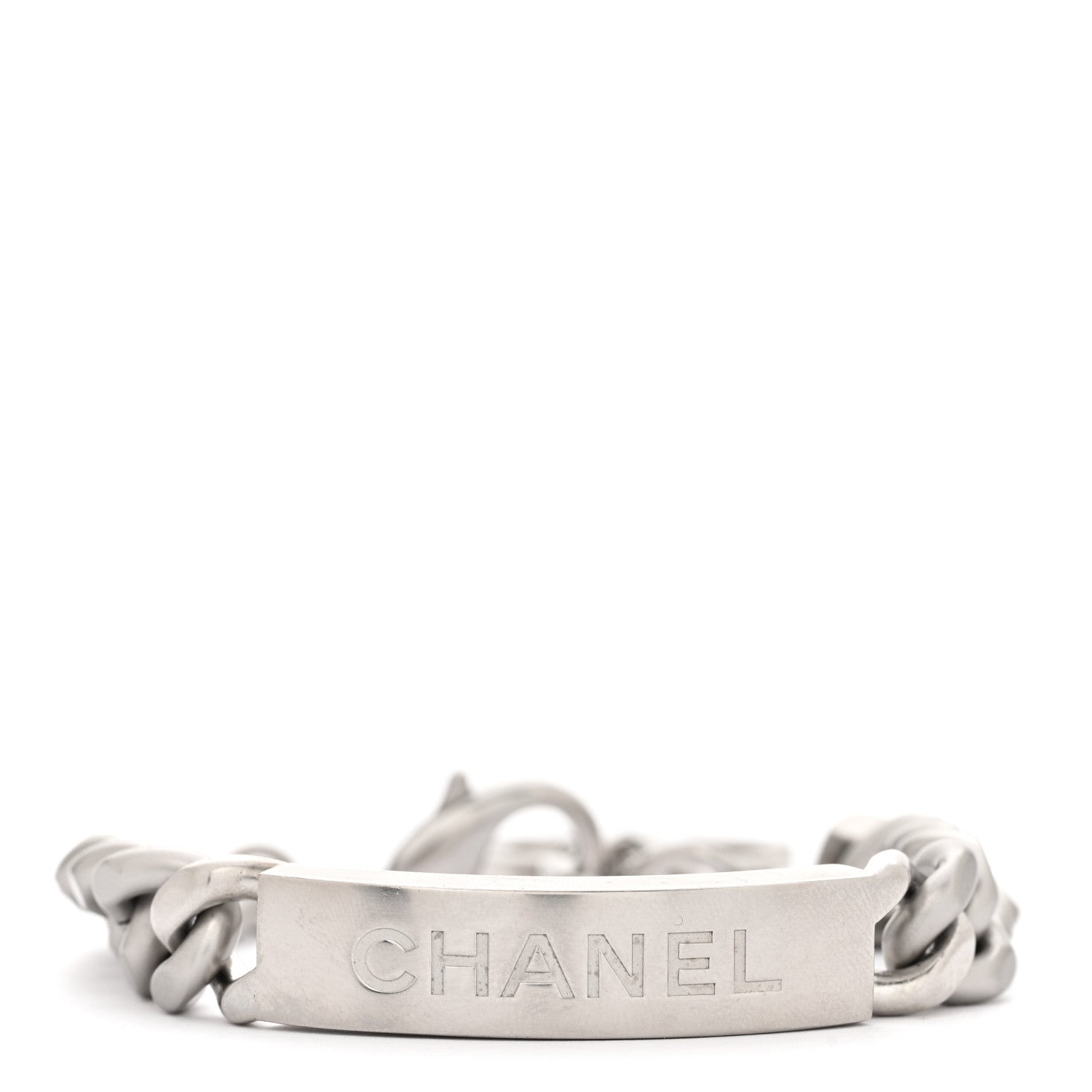 Chanel Chain ID CC Bracelet Silver 1 of 5