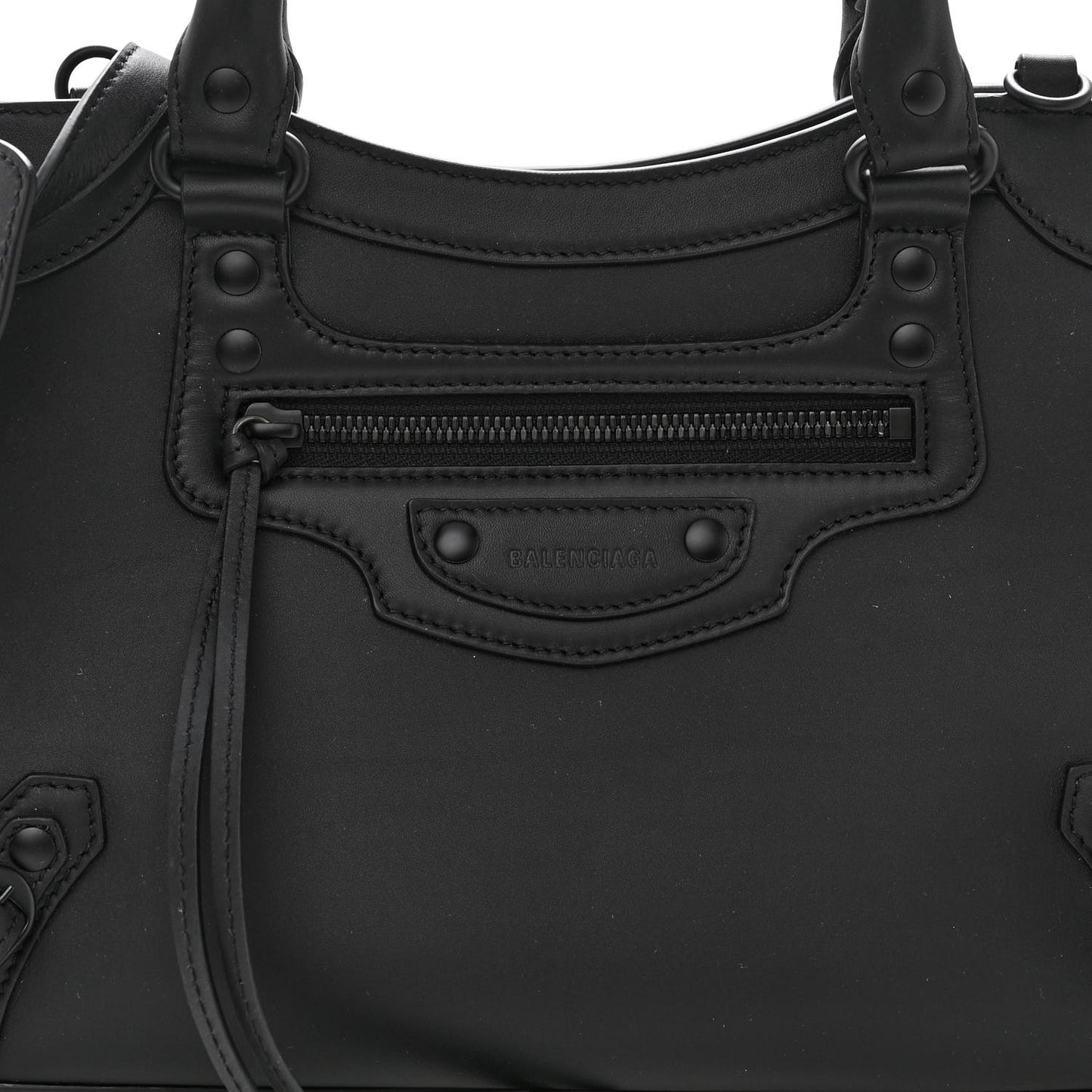 Smooth Calfskin Neo Classic Black Hardware S City Black