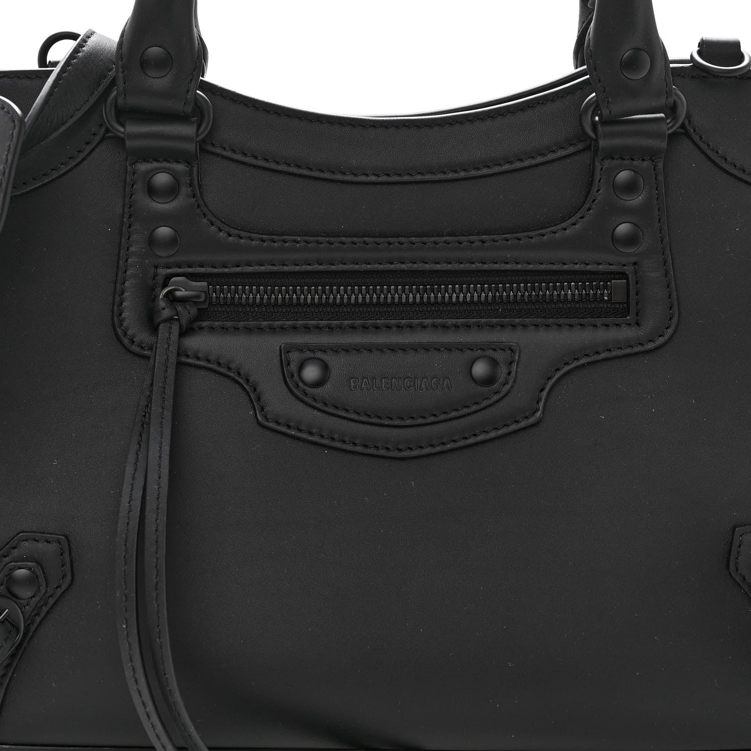 Balenciaga Smooth Calfskin Neo Classic Black Hardware S City Black 7 of 9