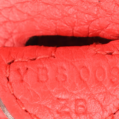 Hermes Taurillon Maurice Zigzag Sangle Evelyne TPM Rouge De Coeur Bleu Du Nord 7 of 12