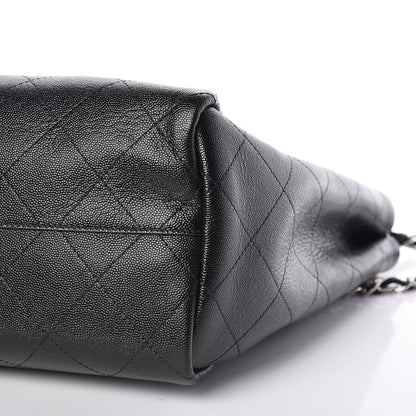 Chanel Caviar Stitched Large Shopping Tote Black 9 of 9
