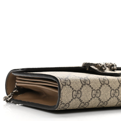 Gucci GG Supreme Monogram Mini Dionysus Chain Wallet Beige Taupe 9 of 11