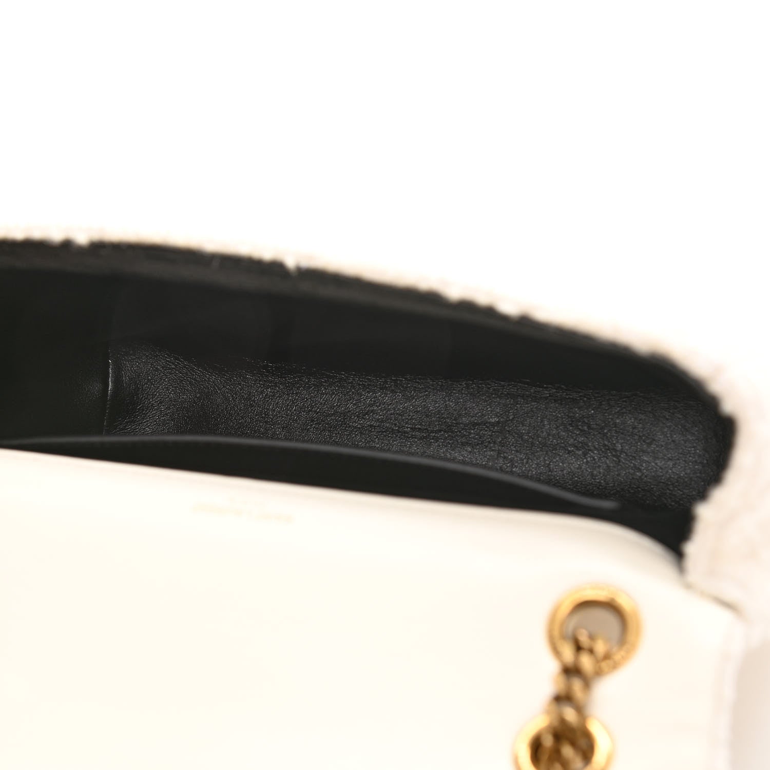 Saint Laurent Boucle Tweed Monogram Medium Jamie White 5 of 10