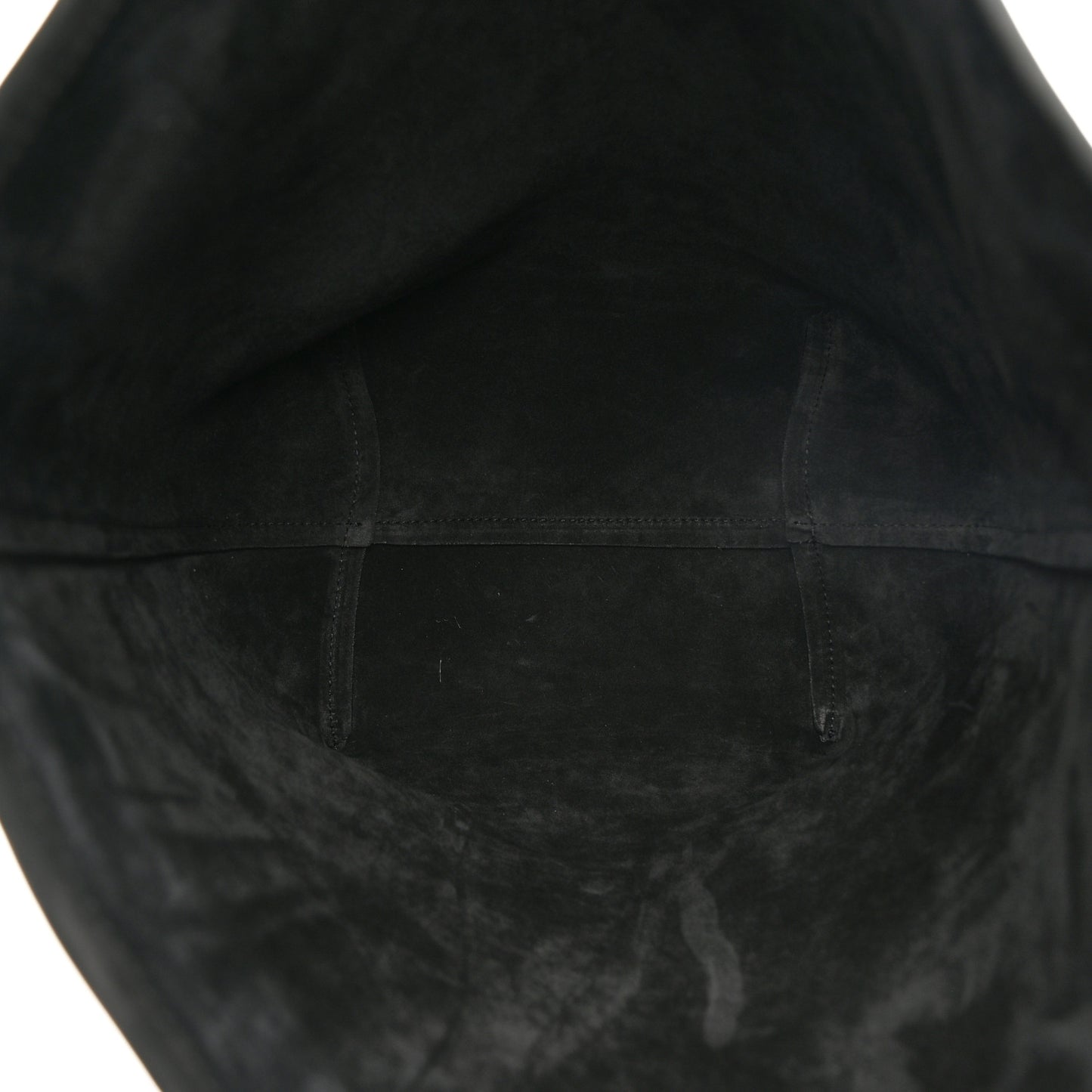 Suede Calfskin Medium N/S Park Tote Black